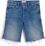 Madewell The Essex Long Baggy Denim Shorts