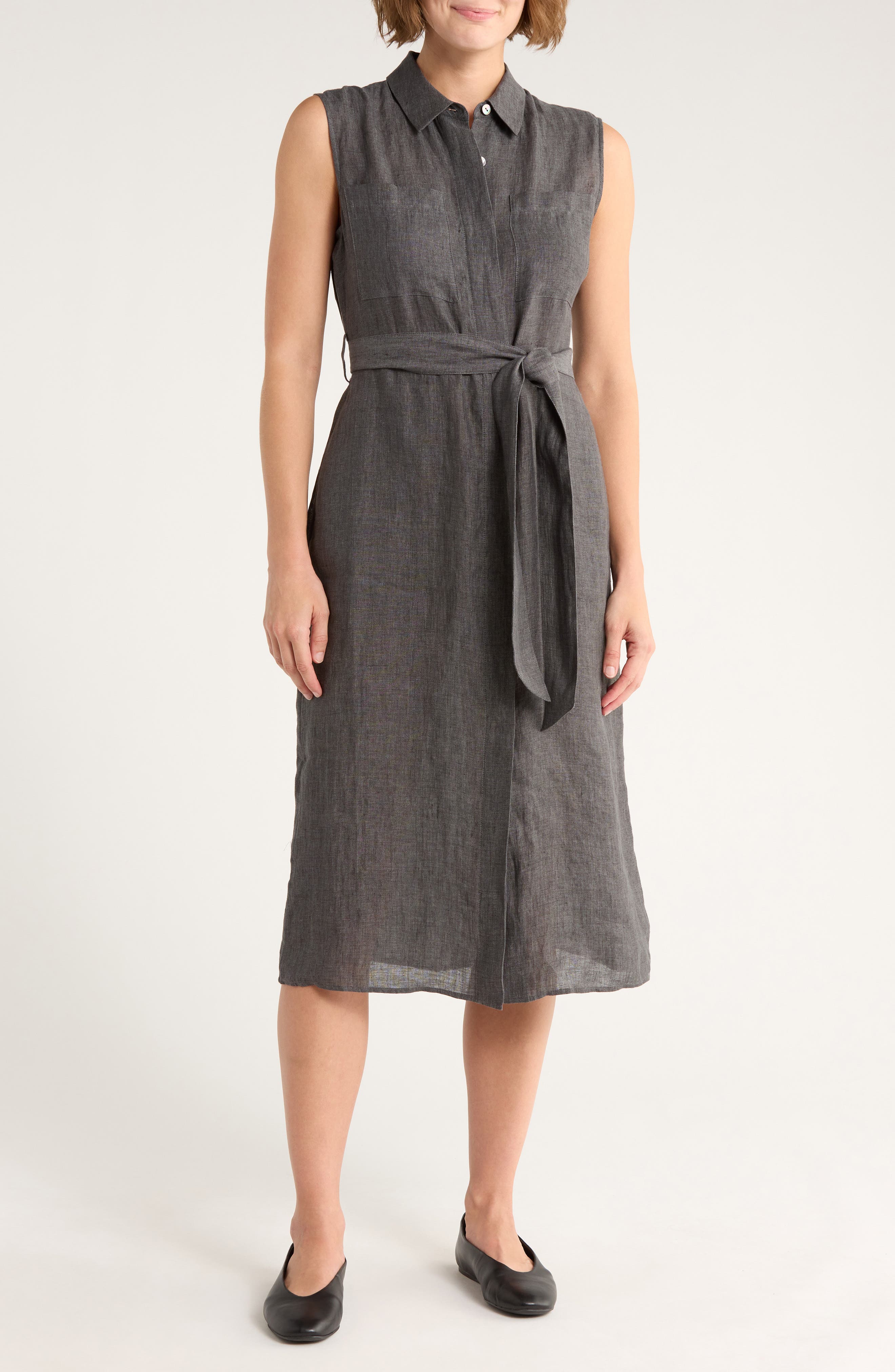 Theory Sleeveless Shirtdress