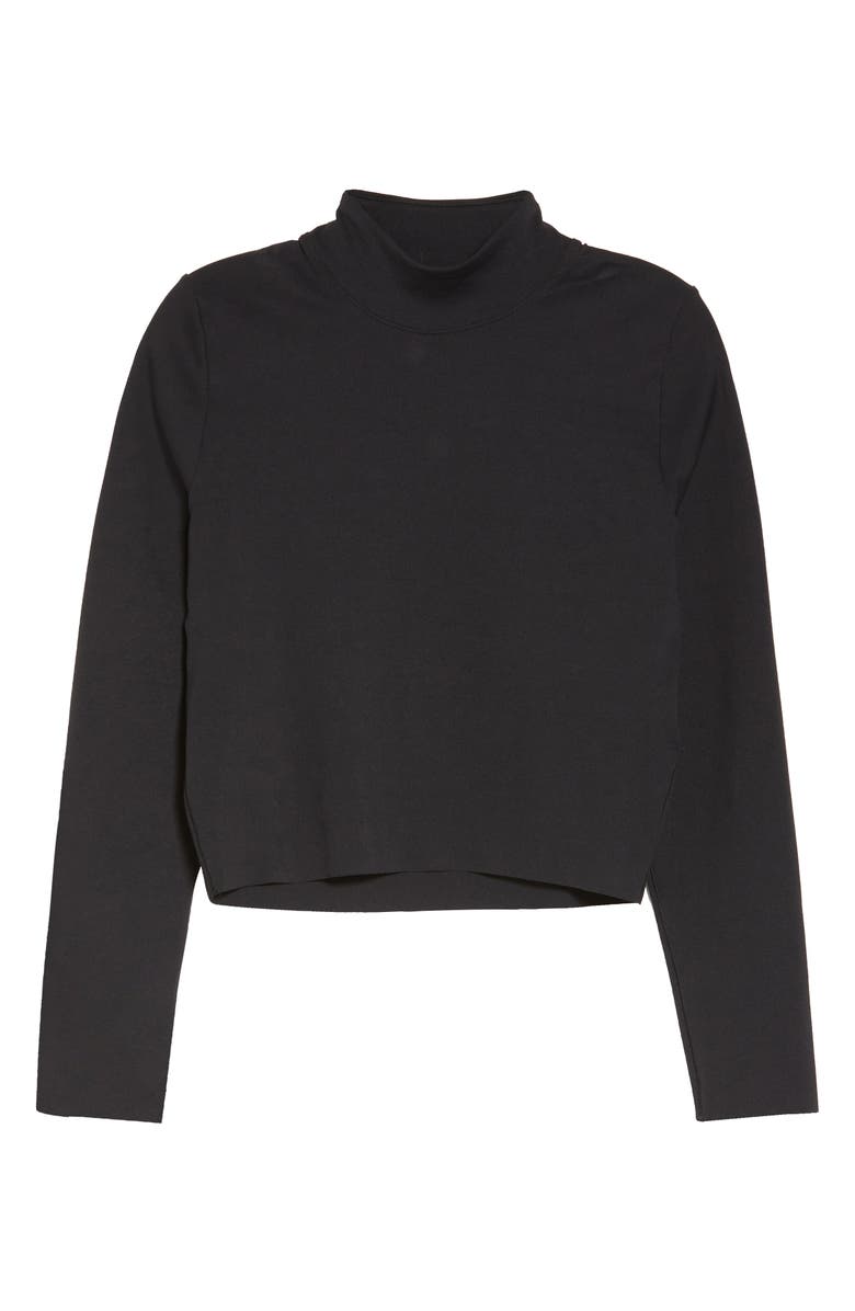 Nike Dri-FIT Luxe Long Sleeve Crop Top, Alternate, color, 