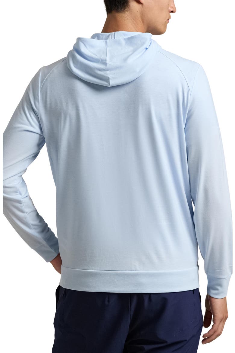 Lounge Jersey Hooded Sweatshirt, Alternate, color, OXFORD BLUE