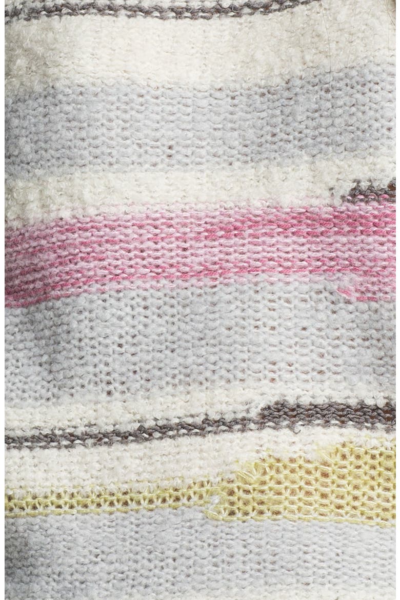 'Montmartre' Stripe Sweater, Alternate, color, SILVER