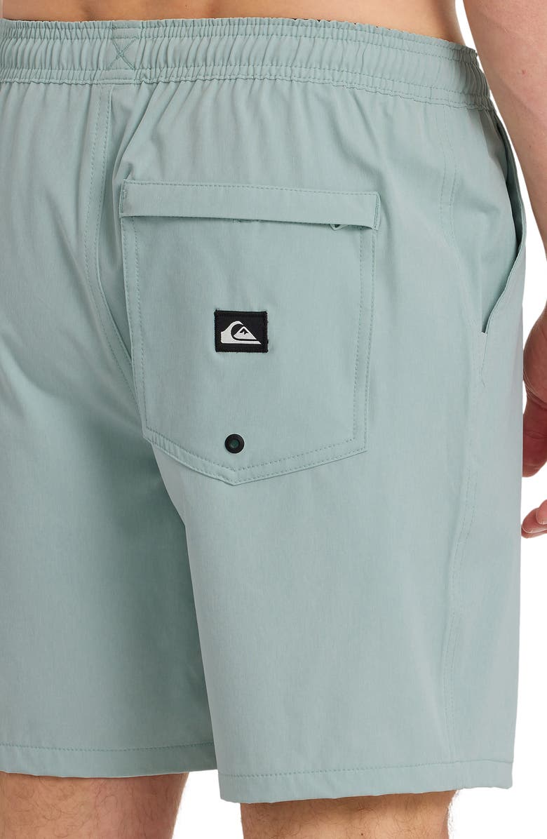 Quiksilver Taxer Heather Amphibian Shorts, Alternate, color, Blue Haze