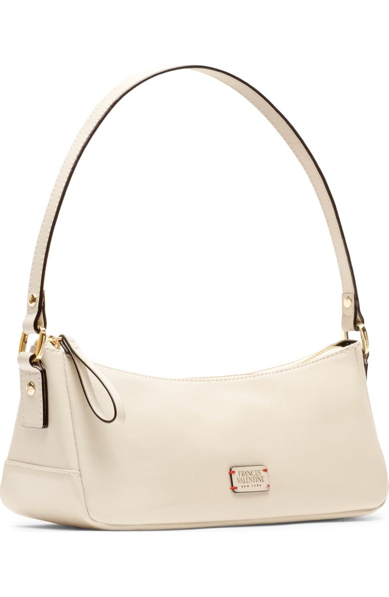 Frances Valentine Mia Leather Shoulder Bag, Alternate, color, Oyster