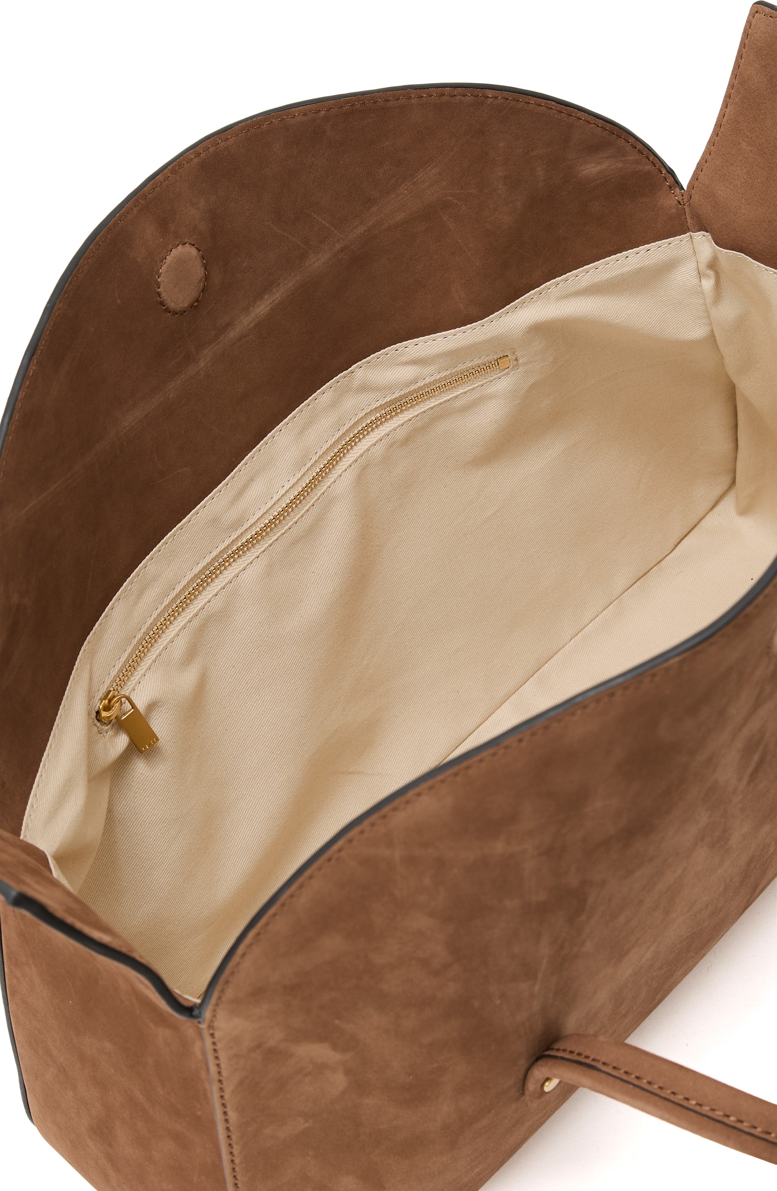 Reiss Anika Leather Bowling Bag, Alternate, color, 