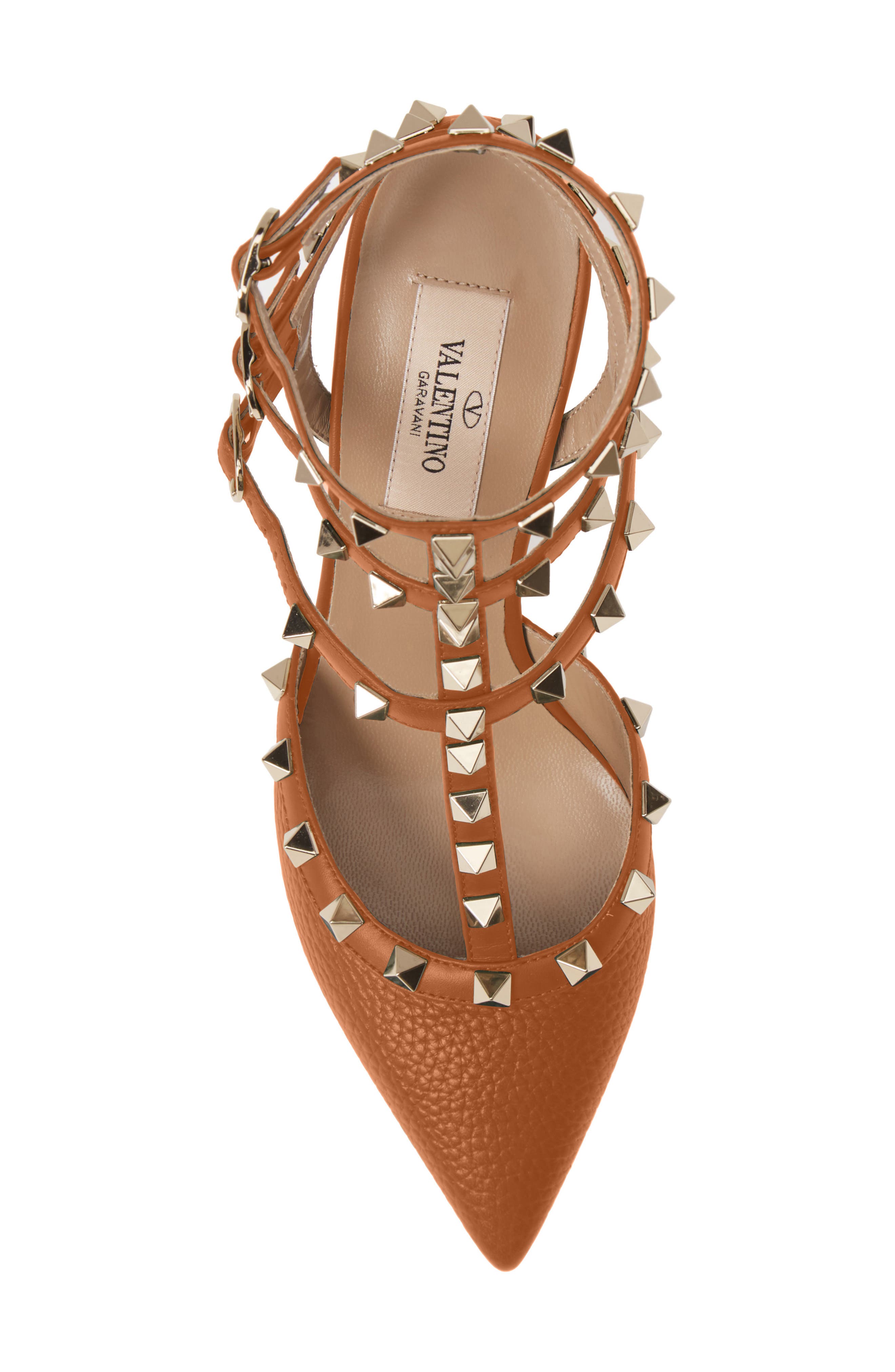 Valentino Garavani Rockstud Pointy Toe Pump, Alternate, color, 