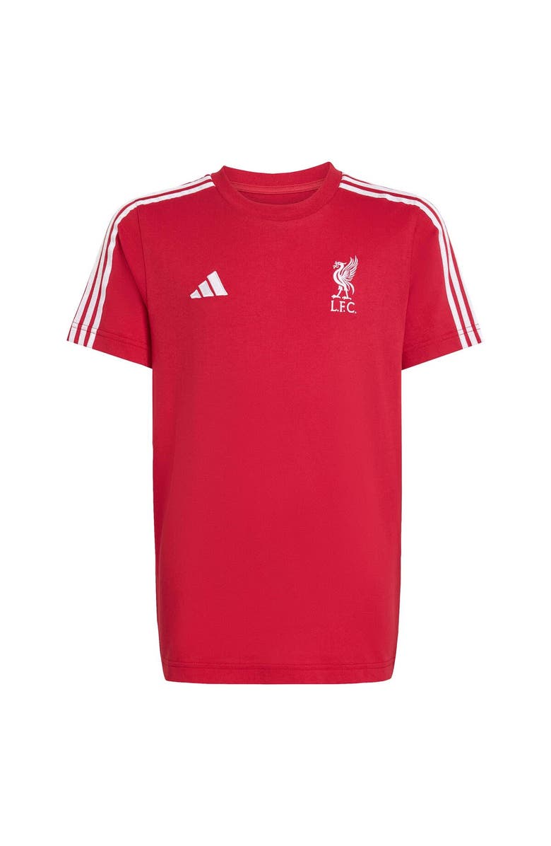 adidas Youth adidas Red Liverpool DNA T-Shirt, Main, color, Red