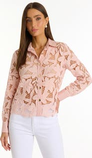 The Noli Shop Mina Lace Blouse