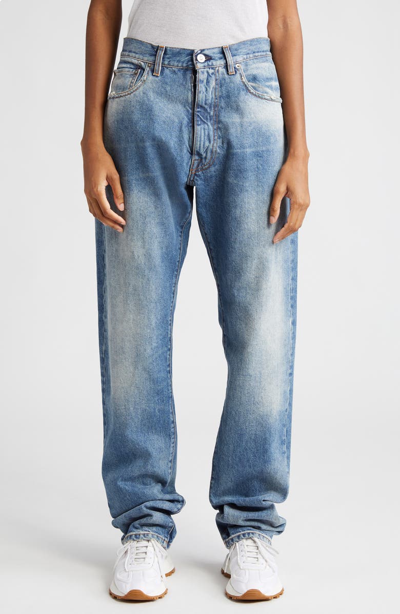 Maison Margiela Five-Pocket Straight Leg Jeans, Main, color, 