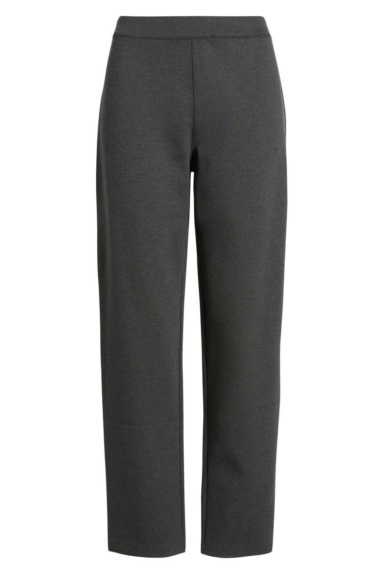 Pull-On Stretch Ponte Skinny Ankle Pants, Alternate, color, GREY DARK CHARCOAL HEATHER