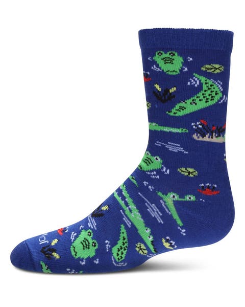 Kids' Gators Rayon Crew Socks