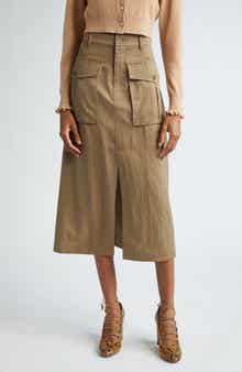 Ulla Johnson Veria Twill Cargo Skirt