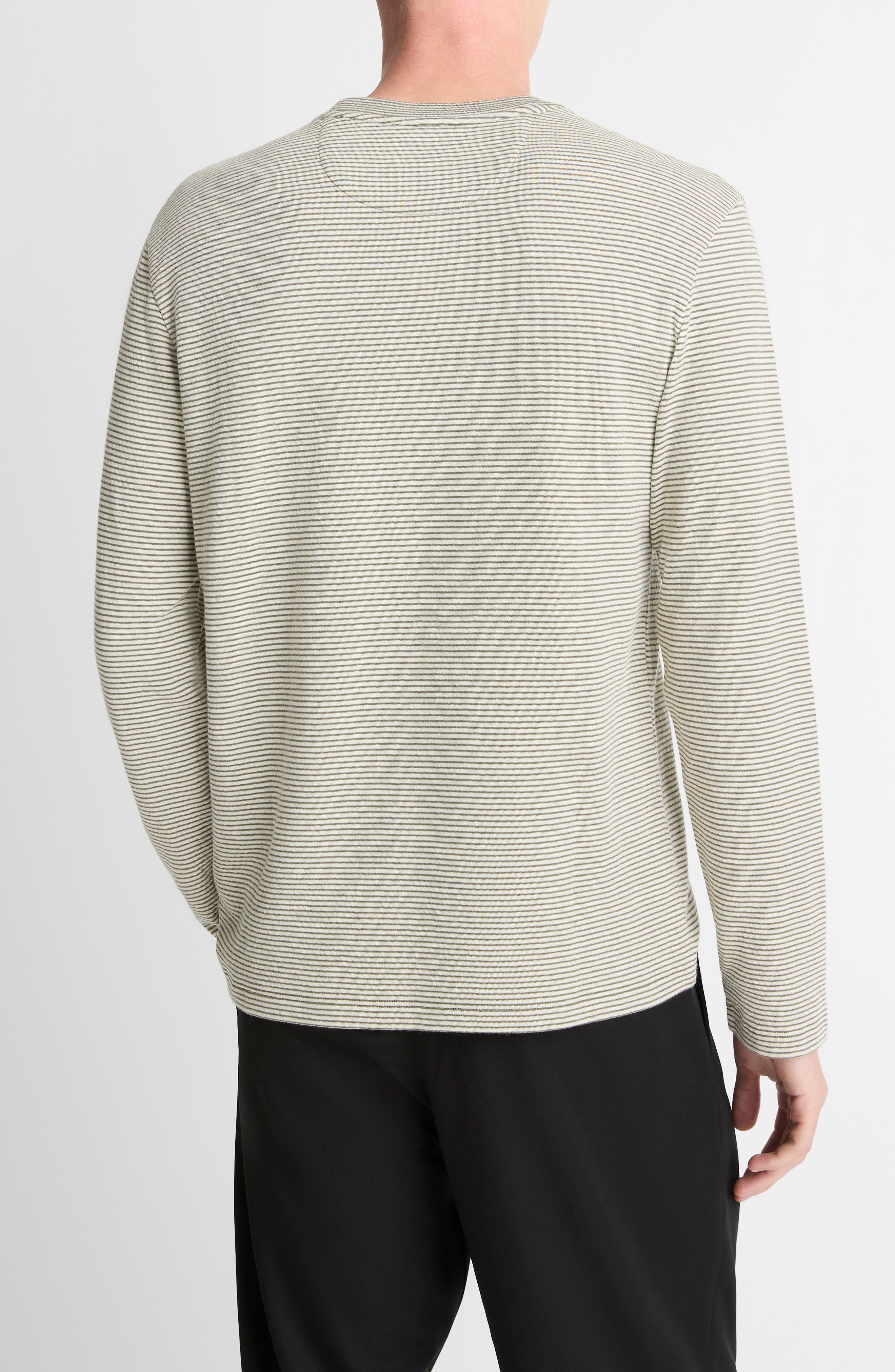 Striped Double Knit T-Shirt - image 2