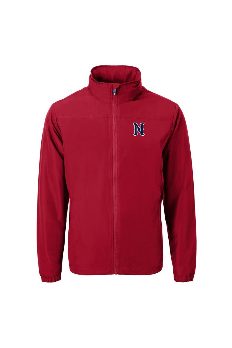 Men's Cutter & Buck Cardinal Nashville Sounds Charter Eco Recycled Full-Zip Jacket, Alternate, color, Red
