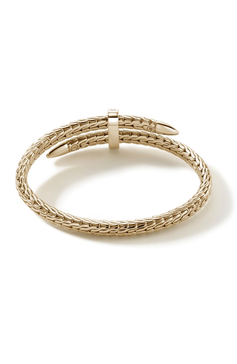 John Hardy Spear Coil Choker, Diamonds, Alternate, color, 14K Yellow Gold