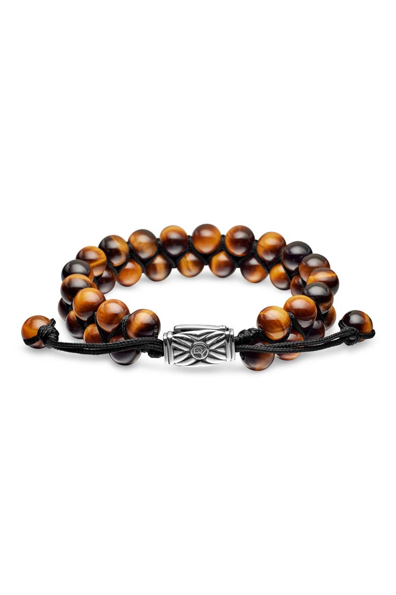 Spiritual Beads Two-Row Bracelet, Main, color, TIGERS EYE