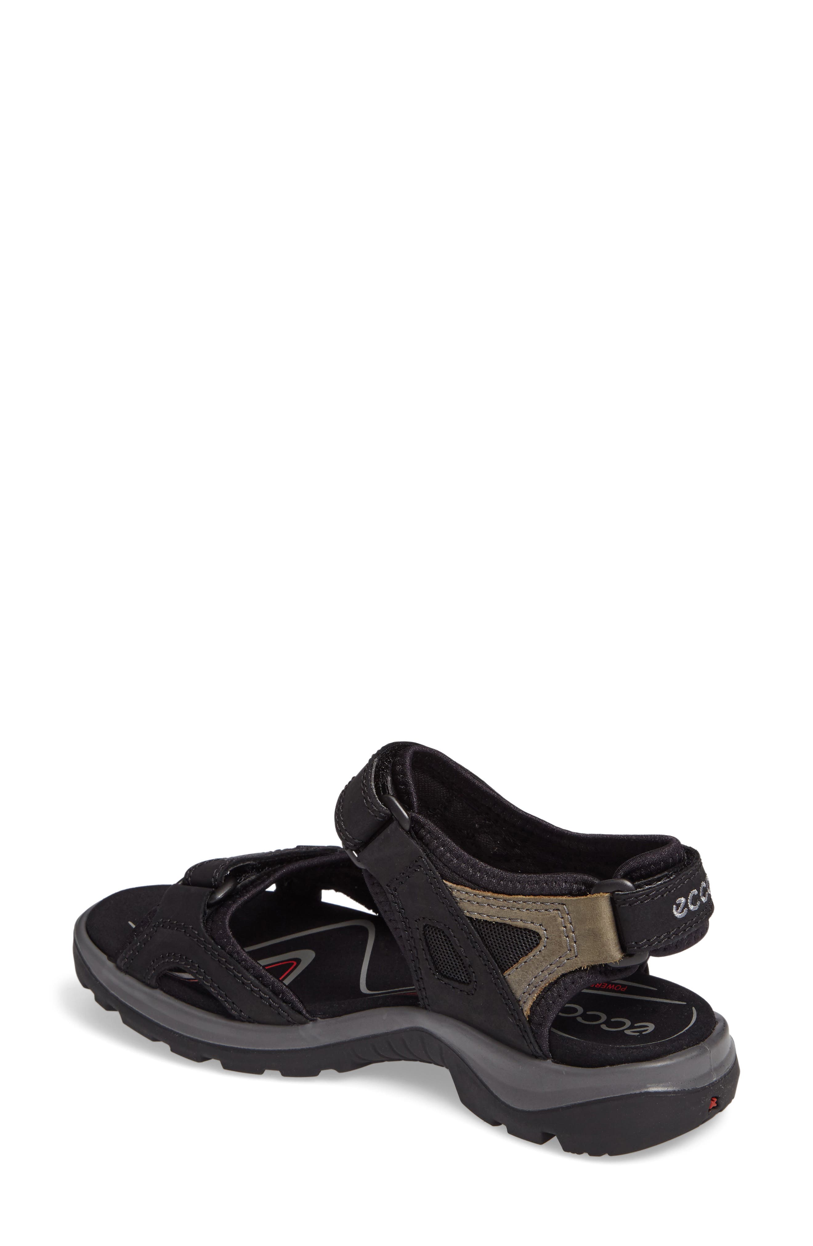 Yucatan Sandal, Alternate, color, BLACK/ MOLE