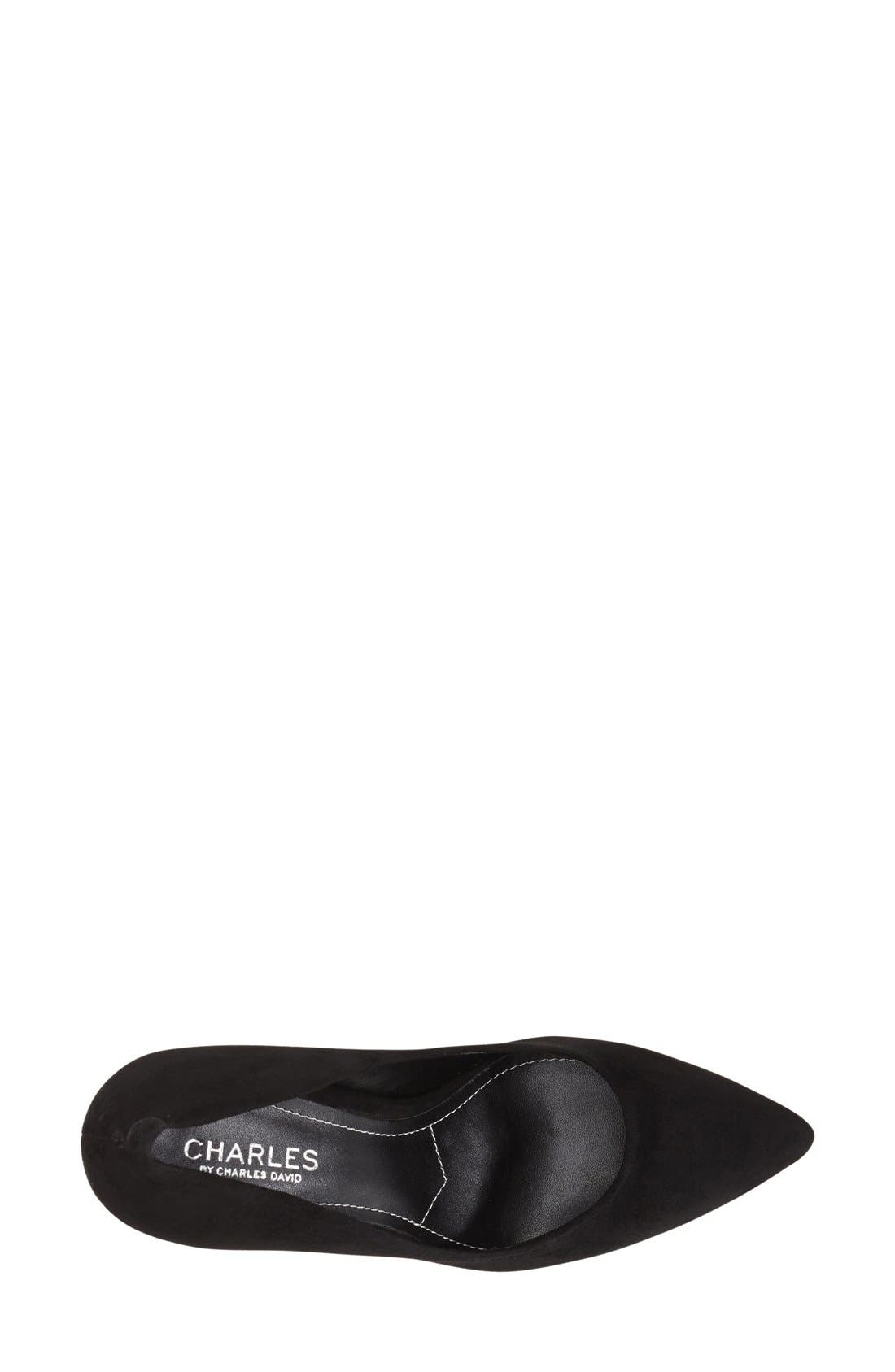 'Pact' Pump, Alternate, color, BLACK/ BLACK SUEDE