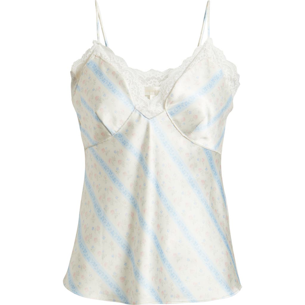 Loveshackfancy Fox Floral Satin Camisole In Multi