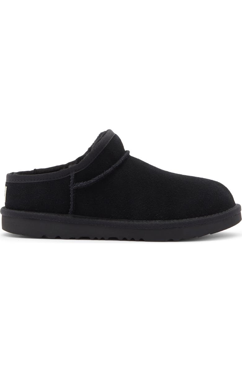UGG<sup>®</sup> Kids' Classic Faux Shearling Slipper, Alternate, color, Black