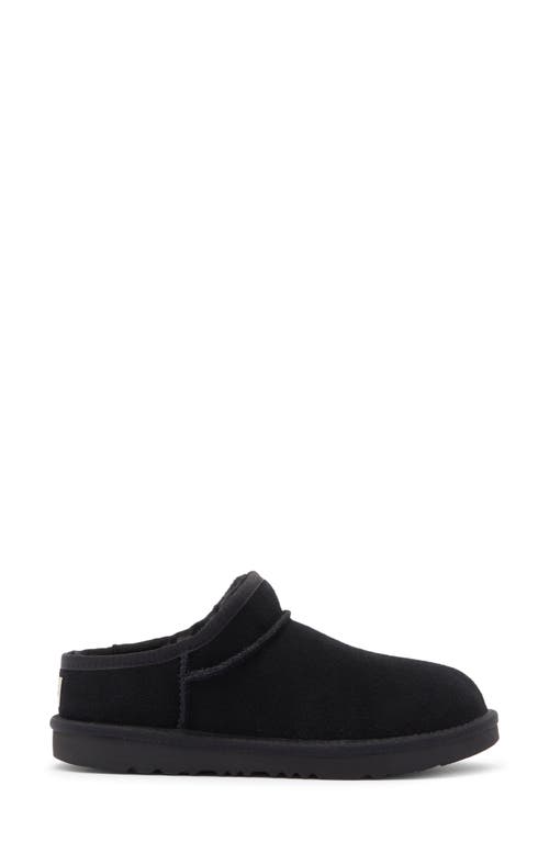 Ugg ® Kids' Classic Faux Shearling Slipper In Black