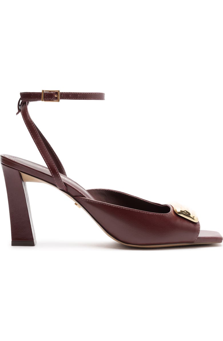 Arezzo Greer Ankle Strap Sandal, Alternate, color, Fresh Ruby
