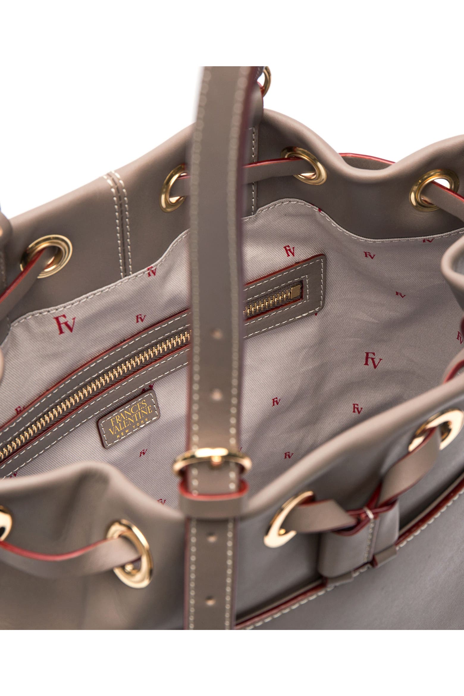 Ali Raks Wal Frances Valentine Ali Leather Drawstring Tote (Women) | Nordstromrack