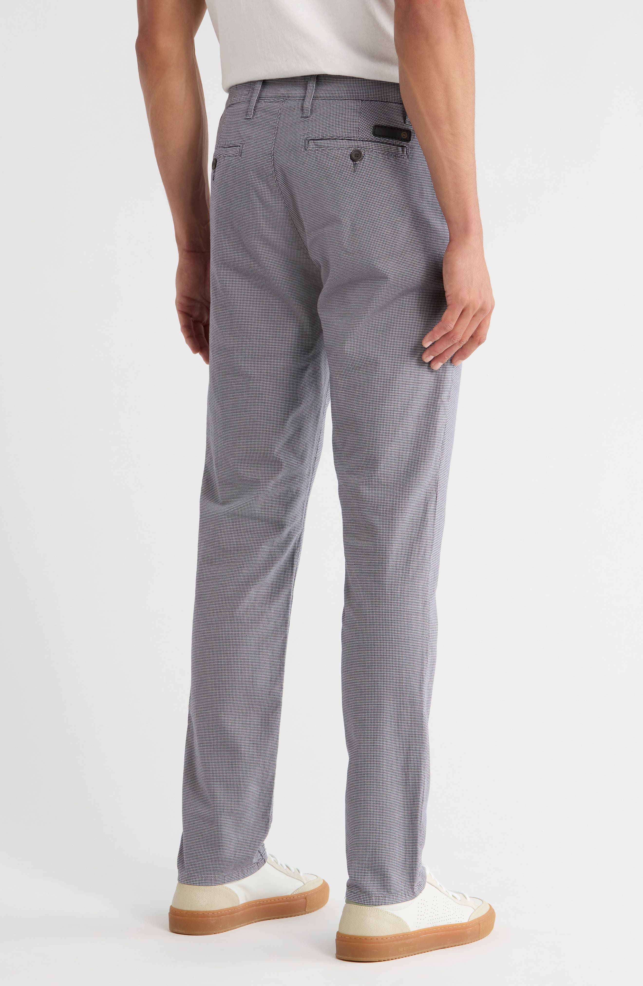 Jamison Grid Print Slim Fit Pants - image 2