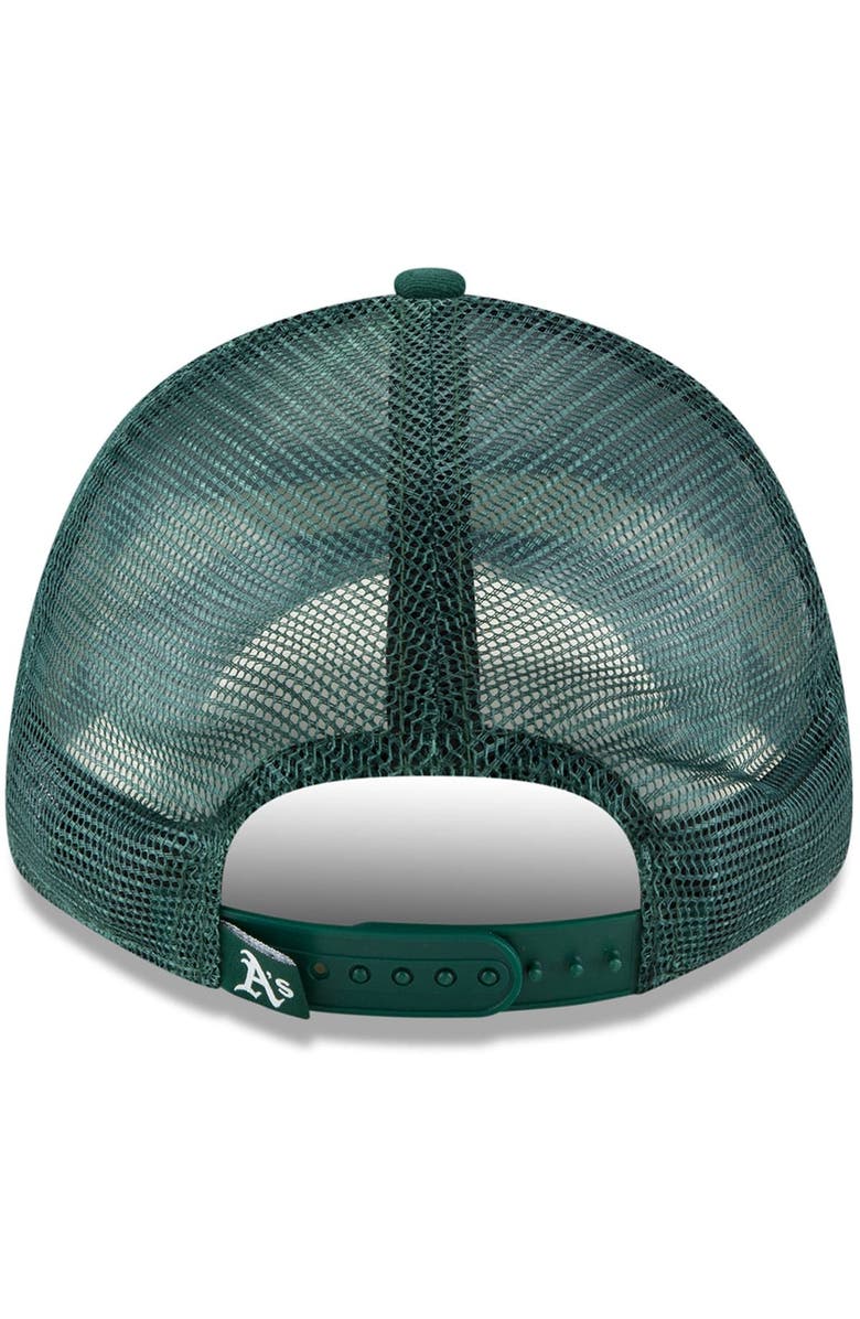 New Era Men's New Era Green Oakland Athletics Trucker 9FORTY Adjustable Snapback Hat, Alternate, color, 