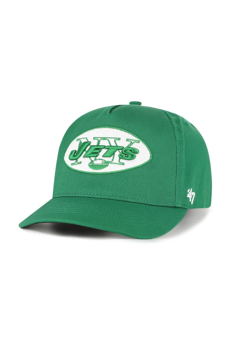 Men's '47  Kelly Green New York Jets Hitch Adjustable Hat, Main, color, Kelly Green
