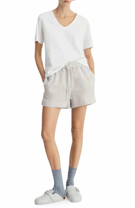 MANGO Mixed Media Cotton Short Pajamas