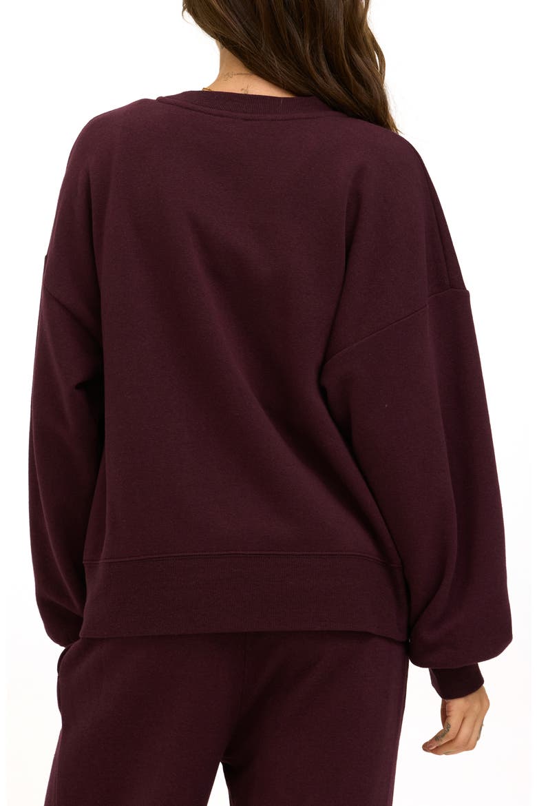 Blaise Triblend Fleece Sweatshirt, Alternate, color, ULTRA MAROON