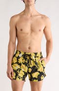 BOSS Memo Abstract Floral Swim Trunks