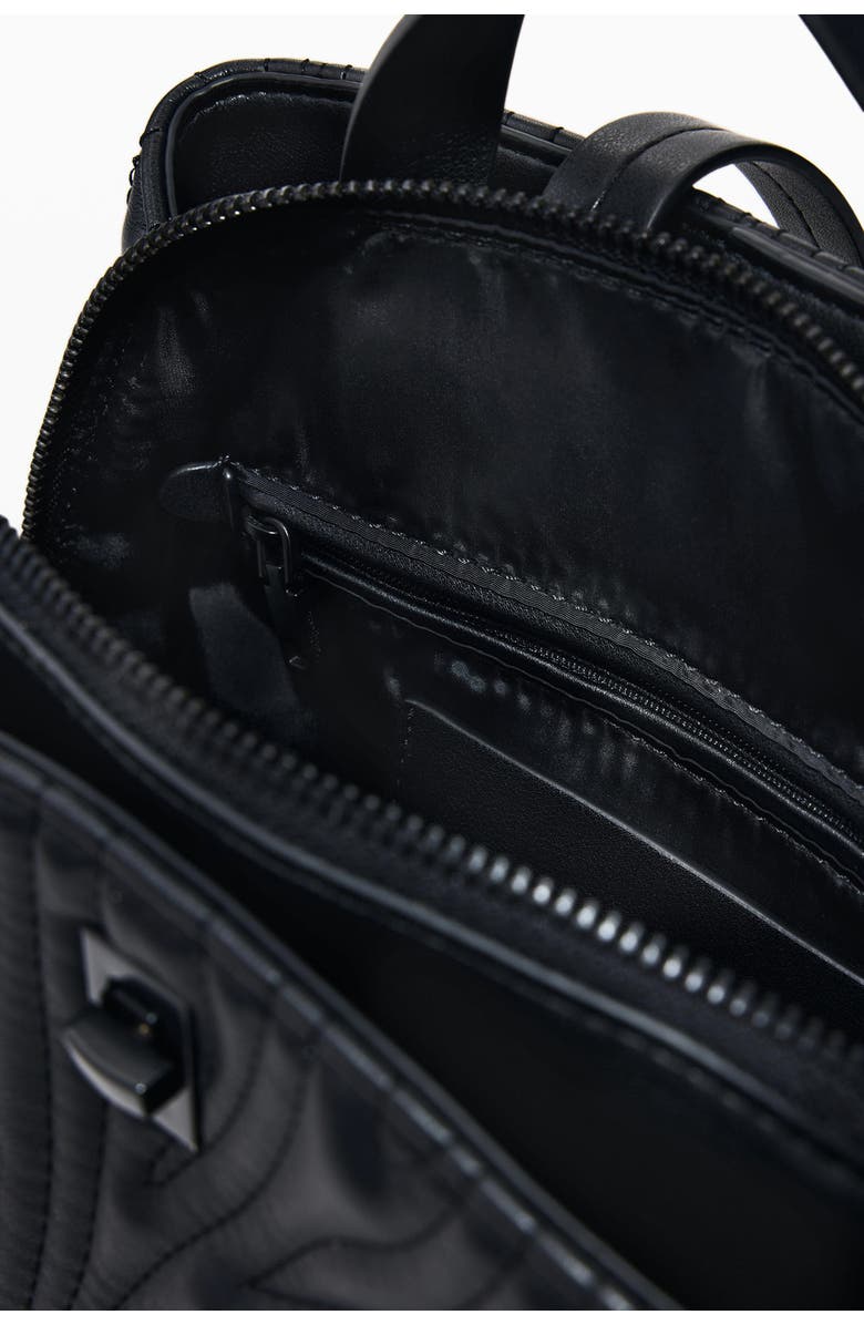 Desigual Mini Wave Embroidered Convertible Backpack, Alternate, color,