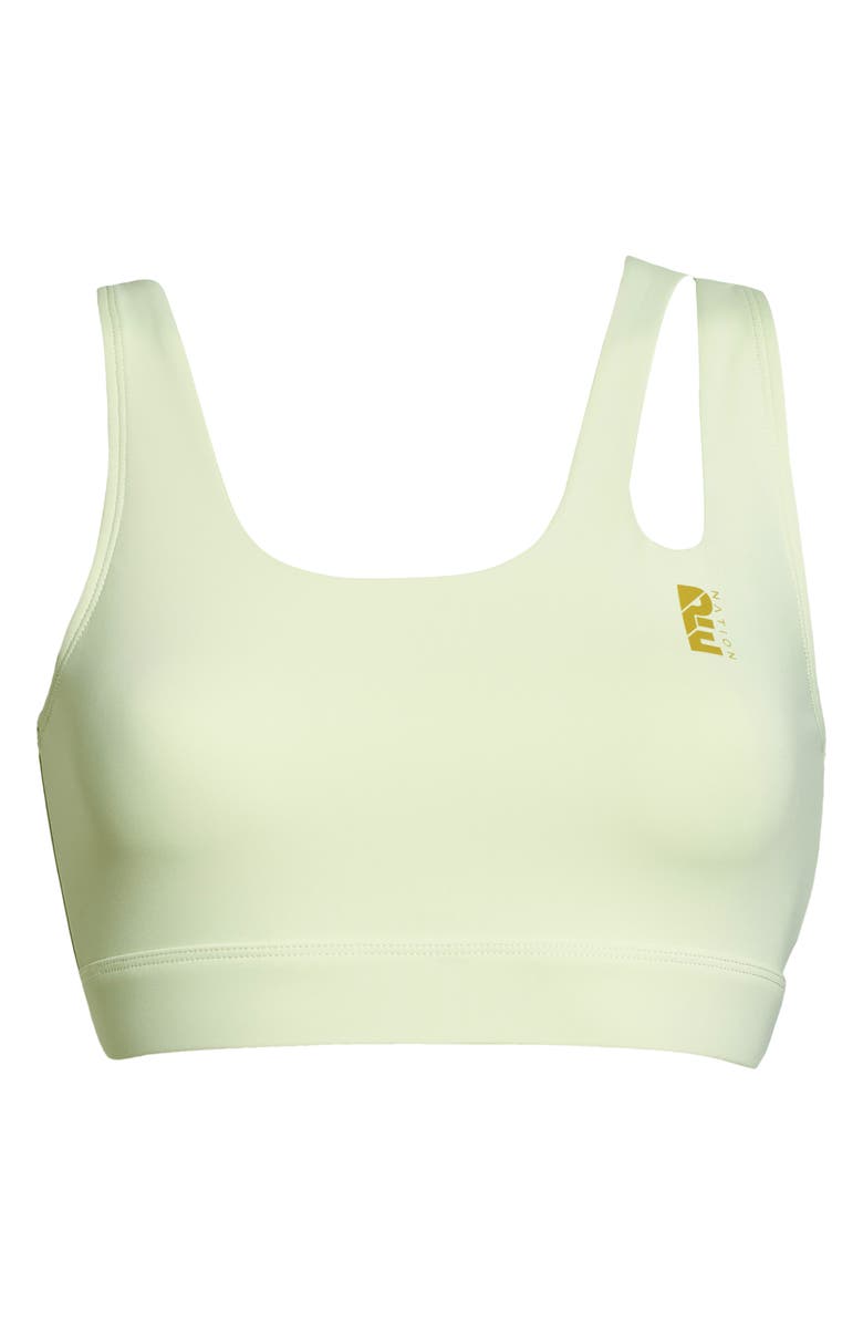 P.E Nation Backcheck Cutout Sports Bra, Alternate, color,