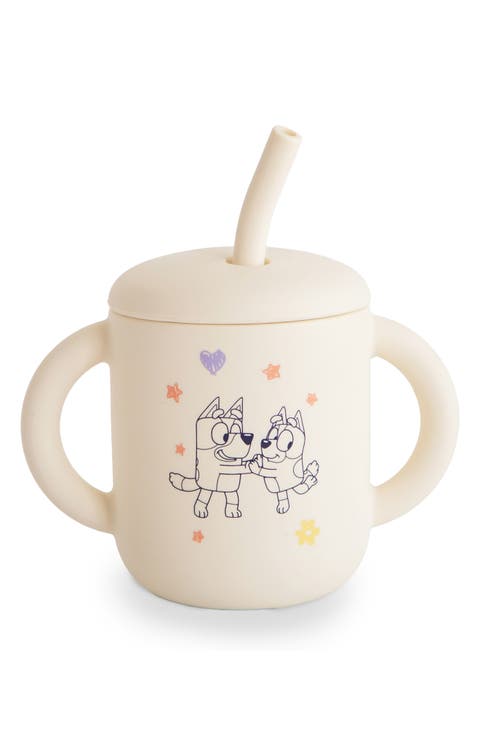 x Bluey Silicone Training Cup & Straw