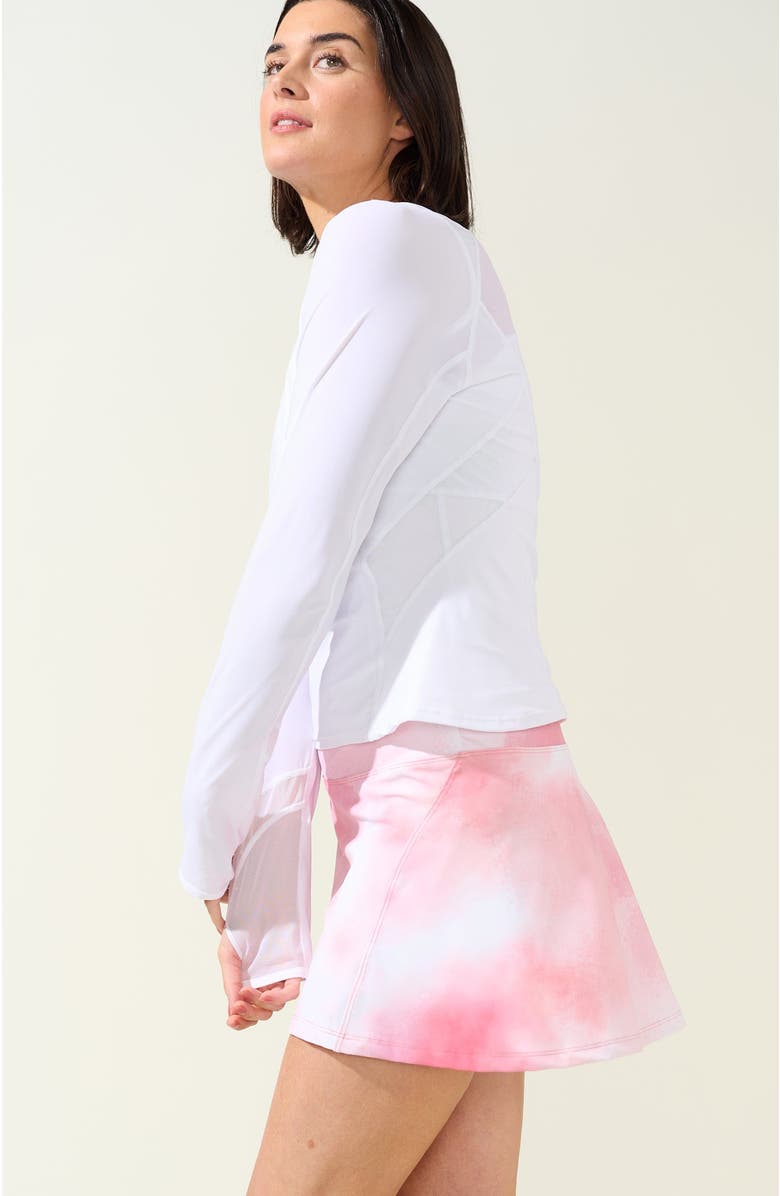 Bobbe Active Swish Skirt, Alternate, color, Romance