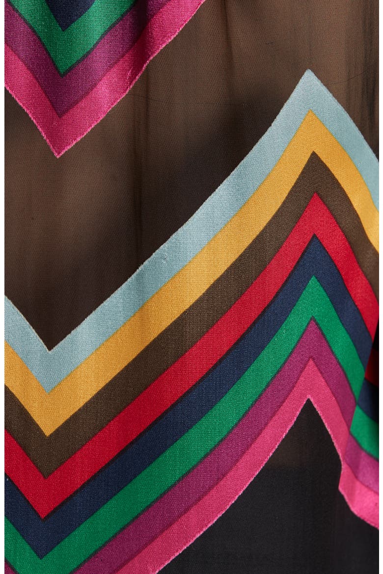 Meredith Bow Blouse, Alternate, color, MULTI CHEVRON