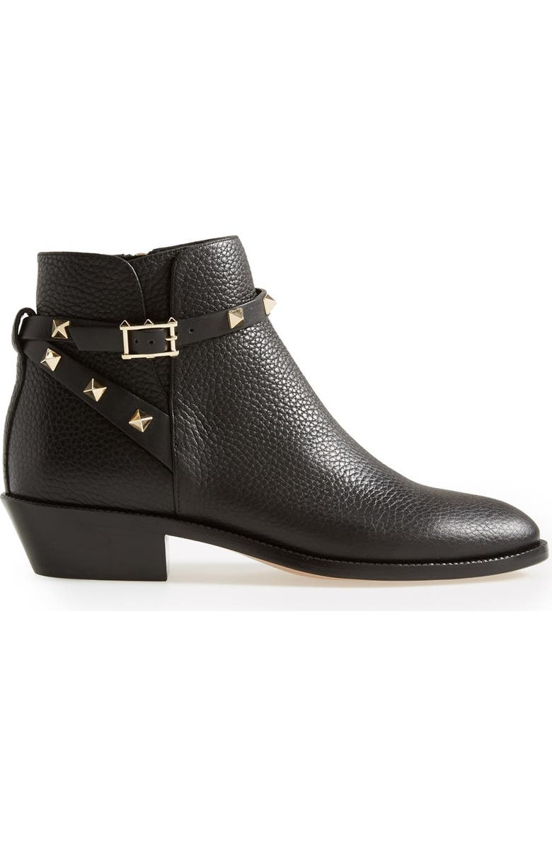 Valentino Garavani 'Rockstud' Ankle Boot, Alternate, color,