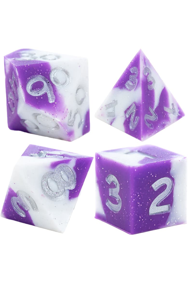 Amesquisht Antistress Dice 7Pc Rpg, Alternate, color, Multicolored