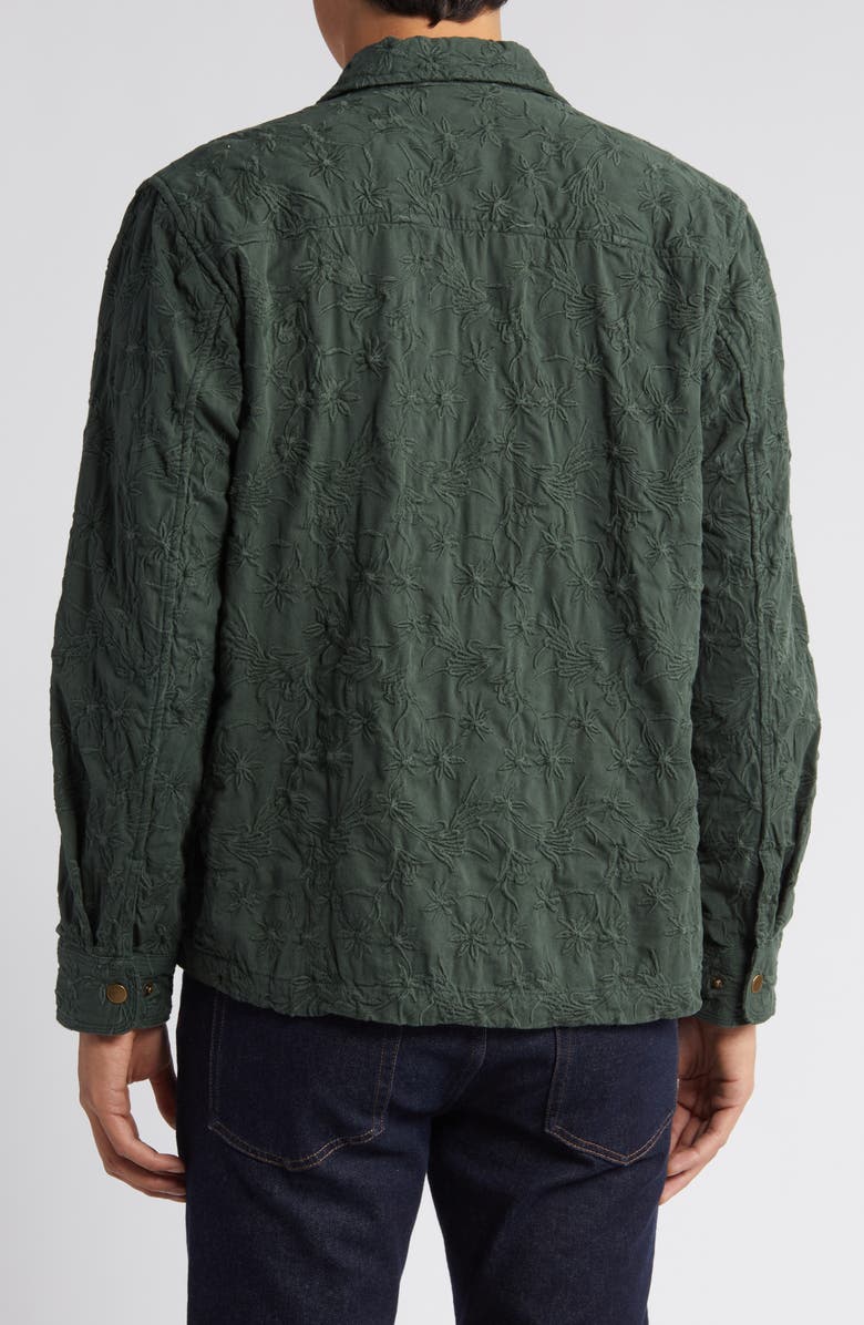 Corridor Floral Embroidered Zip-Up Jacket, Alternate, color, 