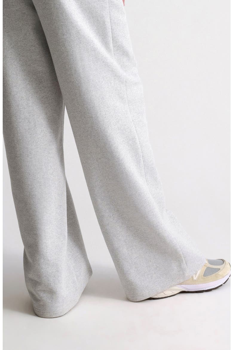 Wide Leg Sweatpants, Alternate, color, LIGHT GREY MELANGE