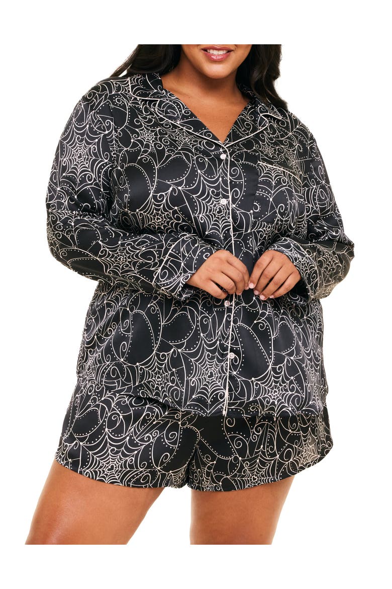 Sammi Pajama Set, Alternate, color, Novelty black