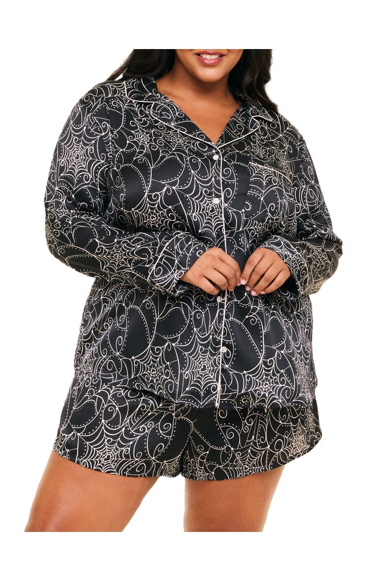 Adore Me Sammi Pajama Set, Alternate, color, Novelty Black
