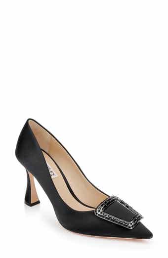 Badgley mischka open toe pump sales