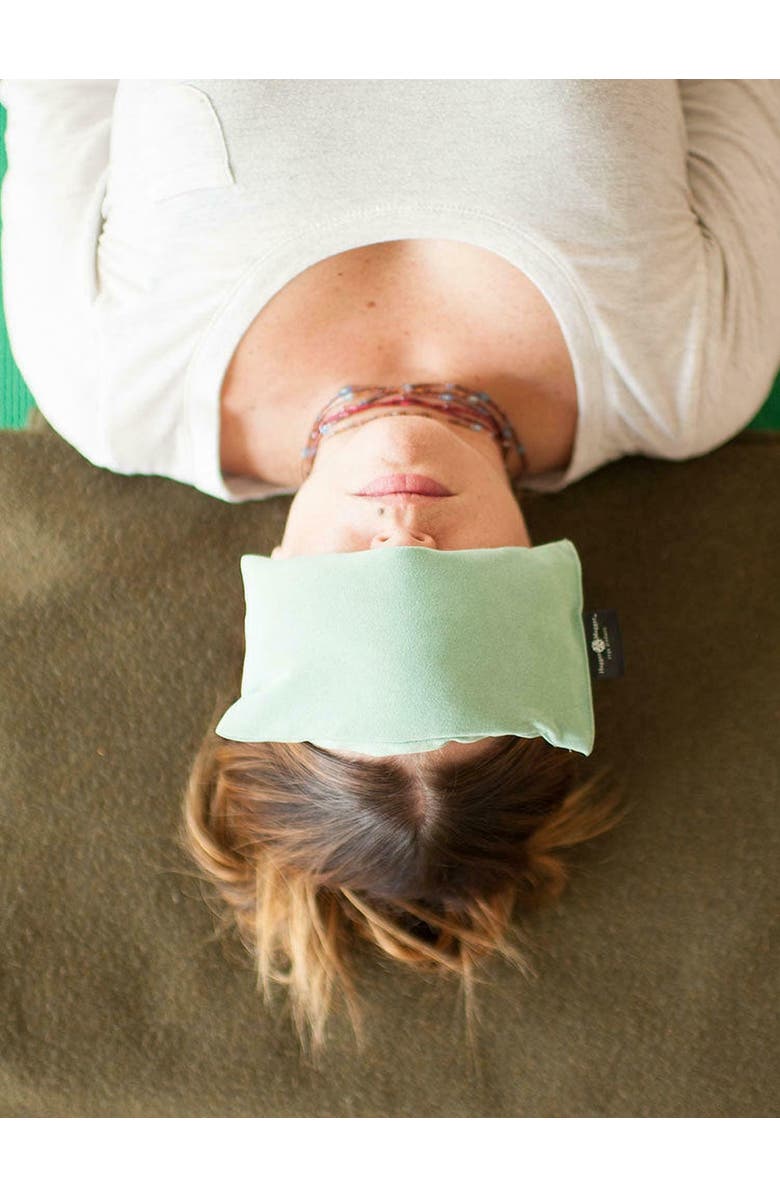 Hugger Mugger Peachskin Eye Pillow, Alternate, color, Jade