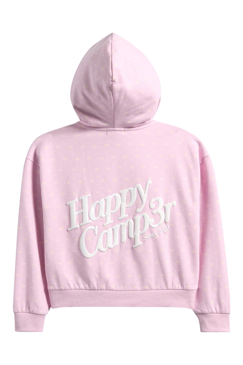 Kids' Lavender Bloom Full-Zip Hoodie, Alternate, color, LILAC SNOW