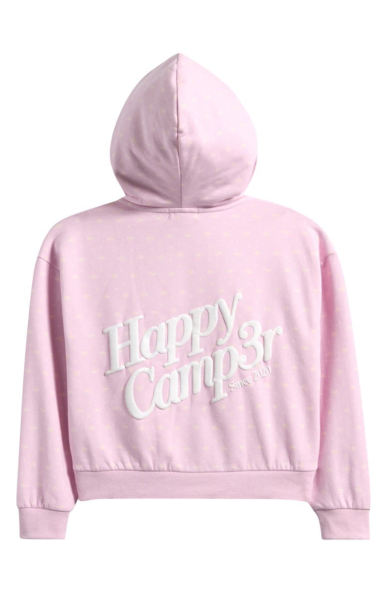 HAPPY CAMP3R Kids' Lavender Bloom Full-Zip Hoodie, Alternate, color, Lilac Snow
