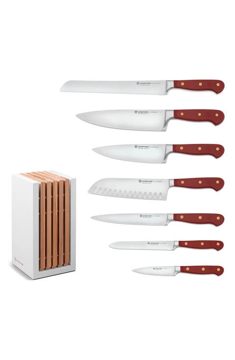 Classic 8-Piece Designer Knife Block Set