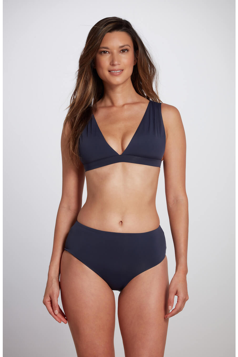 Serena Hipster Bikini Bottom, Alternate, color, Navy Blue