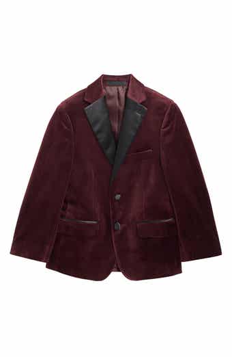 Kids' Stretch Velvet Blazer